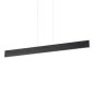 Preview: Linear LED pendant light in black