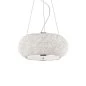 Preview: Round crystal hanging lamp Pasha: Ø 40cm