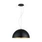 Preview: Globe hanging lamp Gaetano E27 black gold
