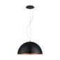 Preview: Globe hanging lamp Gaetano E27 black copper