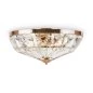 Preview: Beautiful crystal ceiling lamp in gold