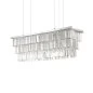 Preview: Ideal Lux Martinez chandelier crystal 103cm
