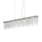 Mobile Preview: Square crystal pendant light Giada Clear