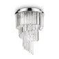Preview: Modern spiral crystal chandelier Carlton PL12/Ideal Lux Ø50cm