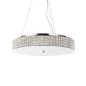 Preview: Roma pendant lamp SP12 with crystal lampshade Ø:600mm