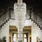 Preview: Maytoni Niagara crystal chandelier staircase