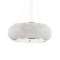 Preview: Large round crystal pendant light Pasha: Ø 65cm