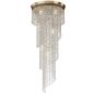 Preview: Maytoni Cascade crystal chandelier gold 100cm