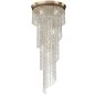 Preview: Maytoni Cascade crystal chandelier gold 100cm