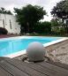 Preview: Outdoor lamp light globe Garden Ball grey