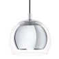 Preview: Globe pendant lamp Rocamar chrome