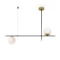 Preview: Maytoni Nostalgia pendant lamp sphere opal glass 2-flames