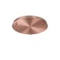 Preview: Round ceiling canopy 3-fold in brushed copper