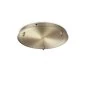 Preview: Round lamp canopy 3-fold in brushed brass/gold