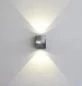 Preview: Outdoor LED wall lamp Canto Kubi 2 stainless steel