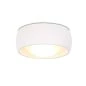 Mobile Preview: Small white LED ceiling lamp with rounded lampshade.