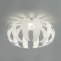 Preview: Round LED ceiling light Geo Ø:50cm in white