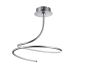 Preview: Curved ceiling lamp in silver matt