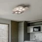 Preview: Two Puzzle LED ceiling lamps in the kitchens in dove-gray and dark brown