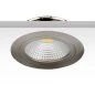 Preview: LED recessed spotlight flat 5W nickel 2700K warm white