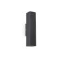 Preview: 2-flammige LED Wandleuchte Sky von Ideal Lux in schwarz