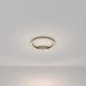 Preview: Goldene LED Deckenlampe in Ringform Ø:40cm