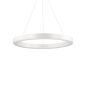 Preview: Weiße ringförmige LED Pendelleuchte Oracle Ø:60cm