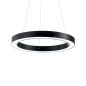Mobile Preview: Ideal Lux Oracle ring pendant lamp black