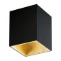 Preview: LED ceiling light cube Polasso black/gold
