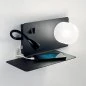 Preview: Ideal Lux Book-1 wall lamp with USB port