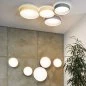 Preview: LED ceiling lamp Palomaro dimmable Ø:40cm taupe