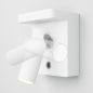 Preview: Aron LED wall light with adjustable reading spot