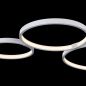 Preview: Detail von Maytoni LED Ring Deckenleuchte Olympia schwarzer Hintergrund
