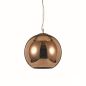 Preview: Glaskugel-Pendelleuchte Nemo/Ideal Lux in kupfer