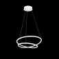 Preview: Spiralförmige LED Ring Pendellampe Nola den Esstisch