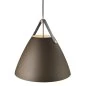 Preview: Pendant lamp Strap 36 beige leather suspension in black