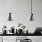 Preview: Pendant lamps Strap 36 in brushed steel for dining table