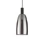 Mobile Preview: Elongated glass pendant lamp Coco by Ideal Lux tinted in gray