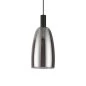 Preview: Elongated glass pendant lamp Coco by Ideal Lux tinted in gray