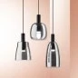 Preview: Ideal Lux Coco Serie mit 3 verschiedenen Rauchglas Lampenschirm Formen