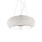 Preview: Round crystal hanging lamp Pasha: Ø 55cm