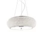 Preview: Round crystal hanging lamp Pasha: Ø 55cm