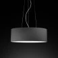 Preview: Pendant lamp Pier in dark gray Ø:80cm