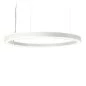 Preview: Ring-shaped LED pendant light Halo by Planlicht in white