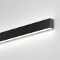 Mobile Preview: Linear wall light in black