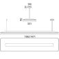 Preview: Planlicht Skai pendant lamp office di/id 1186mm