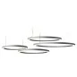 Preview: Halo Ring pendant lights in various ring sizes