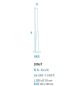 Preview: Braga designer LED floor lamp Reed