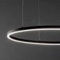 Preview: Black ring pendant lamp in detail