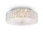 Preview: Runde Kristall Deckenlampe Roma von Ideal Lux PL6 Ø:40cm